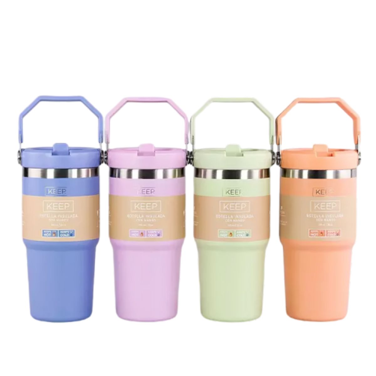 KEEP - BOTELLA INSULADA CON MANGO 590 ML KEEP