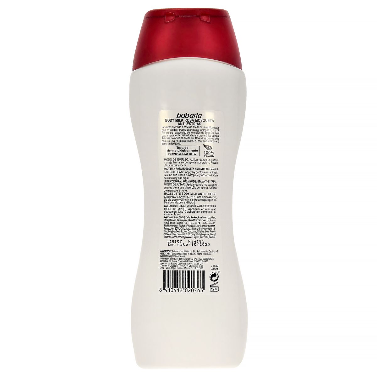 BABARIA - Anti Stretch Marks Body Milk 491ml Babaria