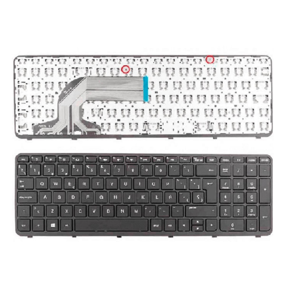 GENERICO - TECLADO HP 350 G1 ESPAÑOL NEGRO