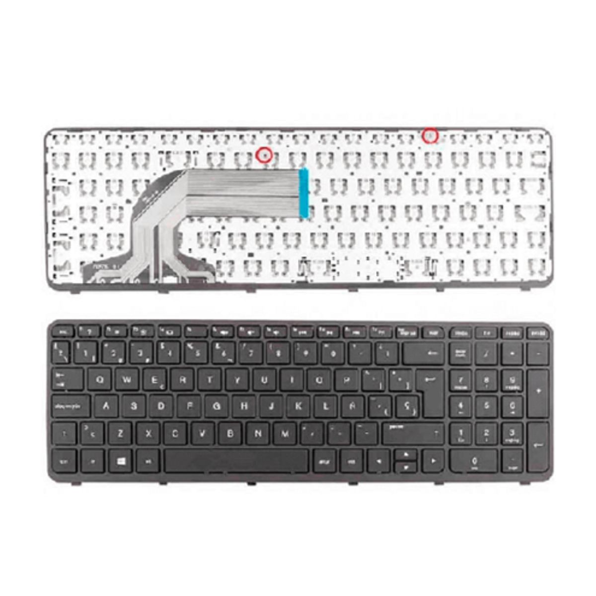 GENERICO - TECLADO HP 350 G1 ESPAÑOL NEGRO