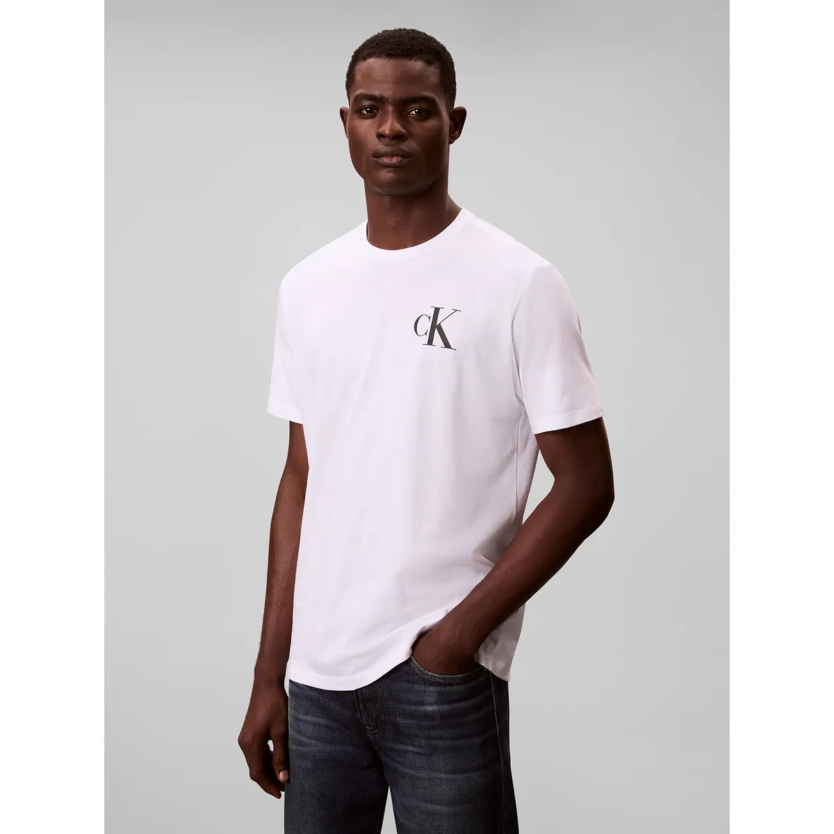 CALVIN KLEIN - Polera con Monograma 30S