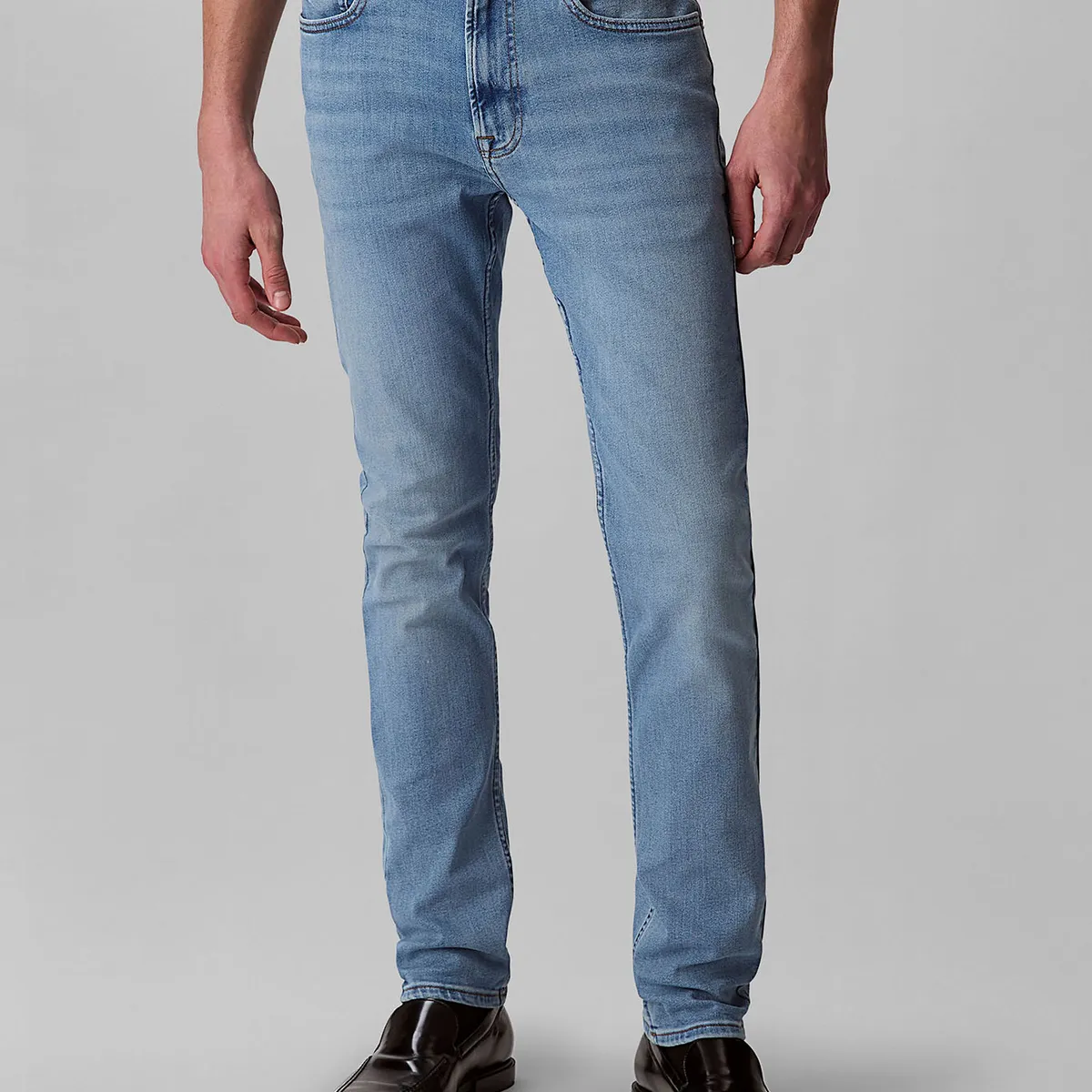 CALVIN KLEIN - Jeans Skinny Arrow con Efecto Desgastado Azul Calvin Klein