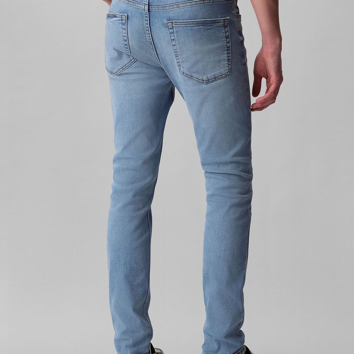 CALVIN KLEIN - Jeans Skinny Arrow con Efecto Desgastado Azul Calvin Klein