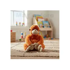 GENERICO - Peluche Viral Tiktok 2026 23 Cm Suave Tierno Monito Pouch Marrón