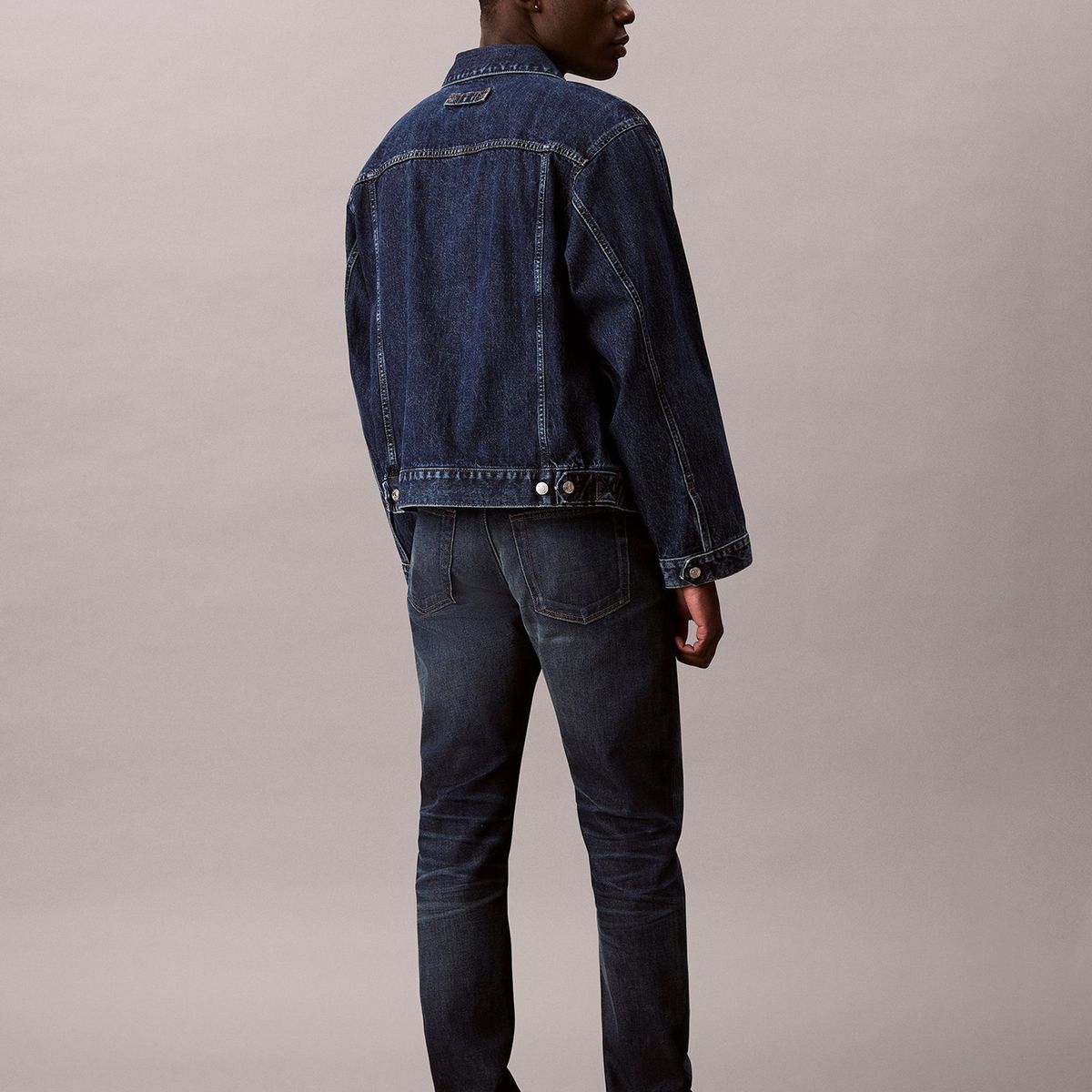 CALVIN KLEIN - Jeans Slim Tapered Térmico Azul Calvin Klein