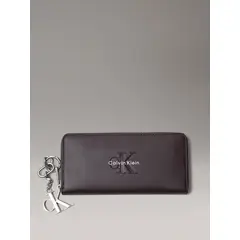 CALVIN KLEIN - Billetera con Llavero de Monograma CK Cafe