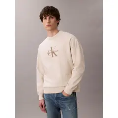 CALVIN KLEIN - Polerón en Tejido de Felpa Premium
