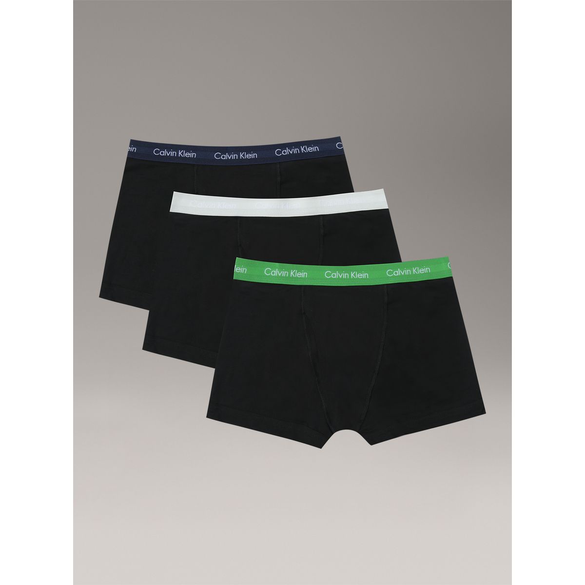 CALVIN KLEIN - Pack De 3 Bóxers Trunk Cotton Stretch Negro Calvin Klein