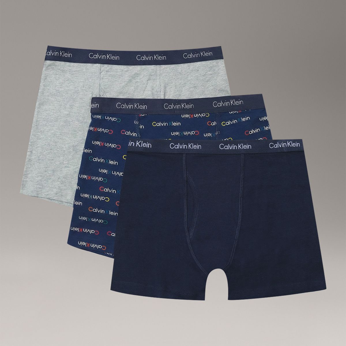 CALVIN KLEIN - Pack de 3 Bóxers Brief para Niño Multicolor Calvin Klein