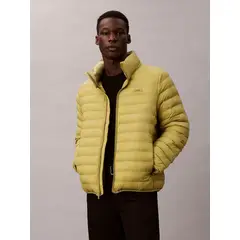 CALVIN KLEIN - Parka Puffer Ligera de Nailon Amarillo