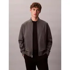 CALVIN KLEIN - Chaqueta Matte Bomber Gris
