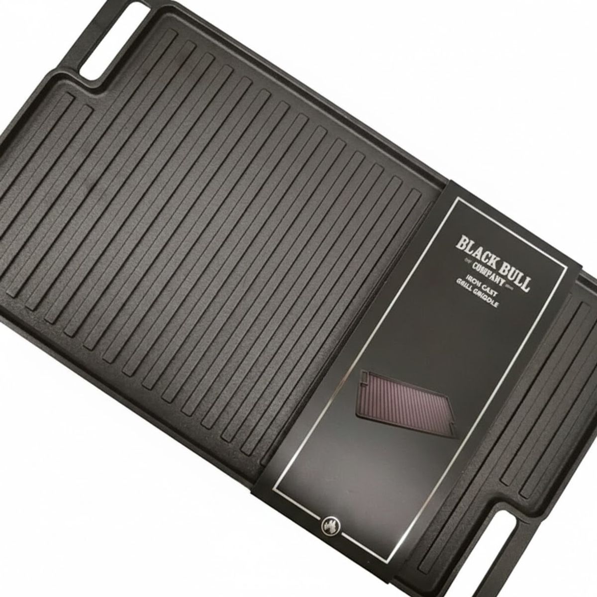 GENERICO - PLANCHA HIERRO FUNDIDO REVERSIBLE BLACKBULL