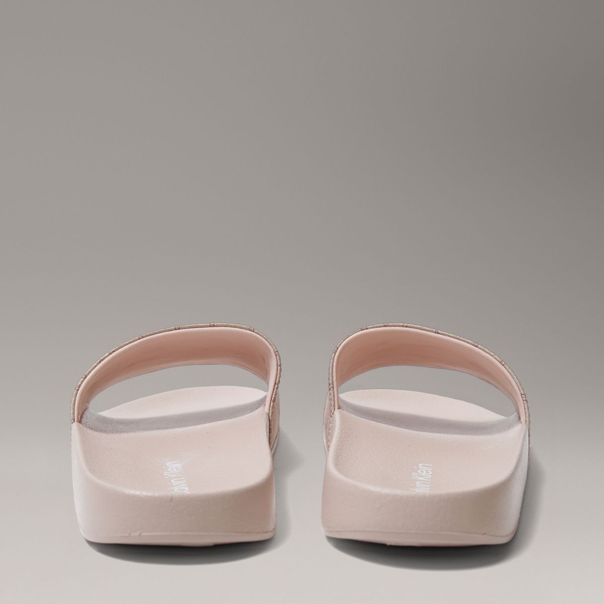 CALVIN KLEIN - Sandalias con Estampado de Monograma Rosado Calvin Klein