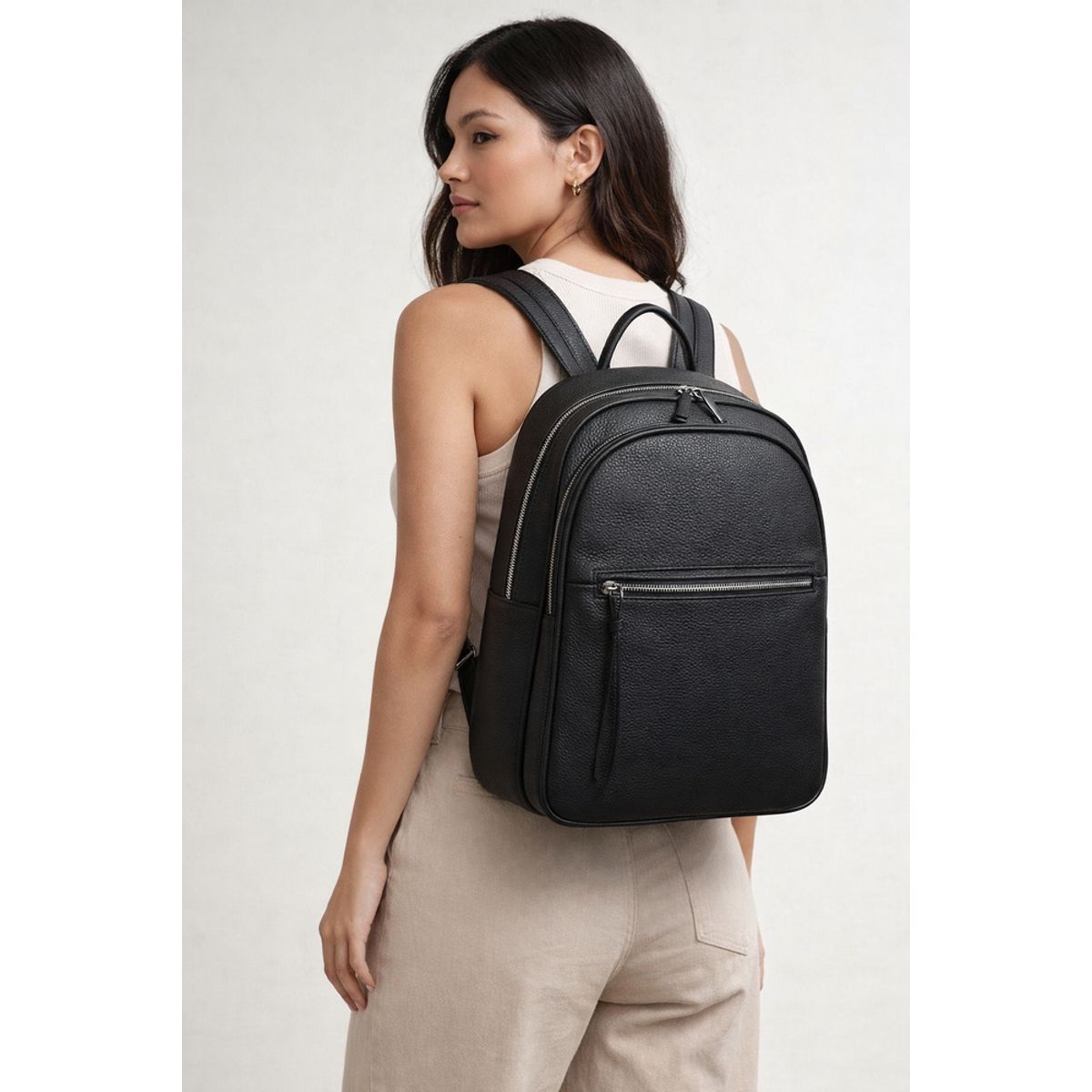 GENERICO - Mochila Universitaria Mujer Espaciosa Notebook Premiun