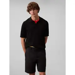 CALVIN KLEIN - Polo Tipo Sweater Negro