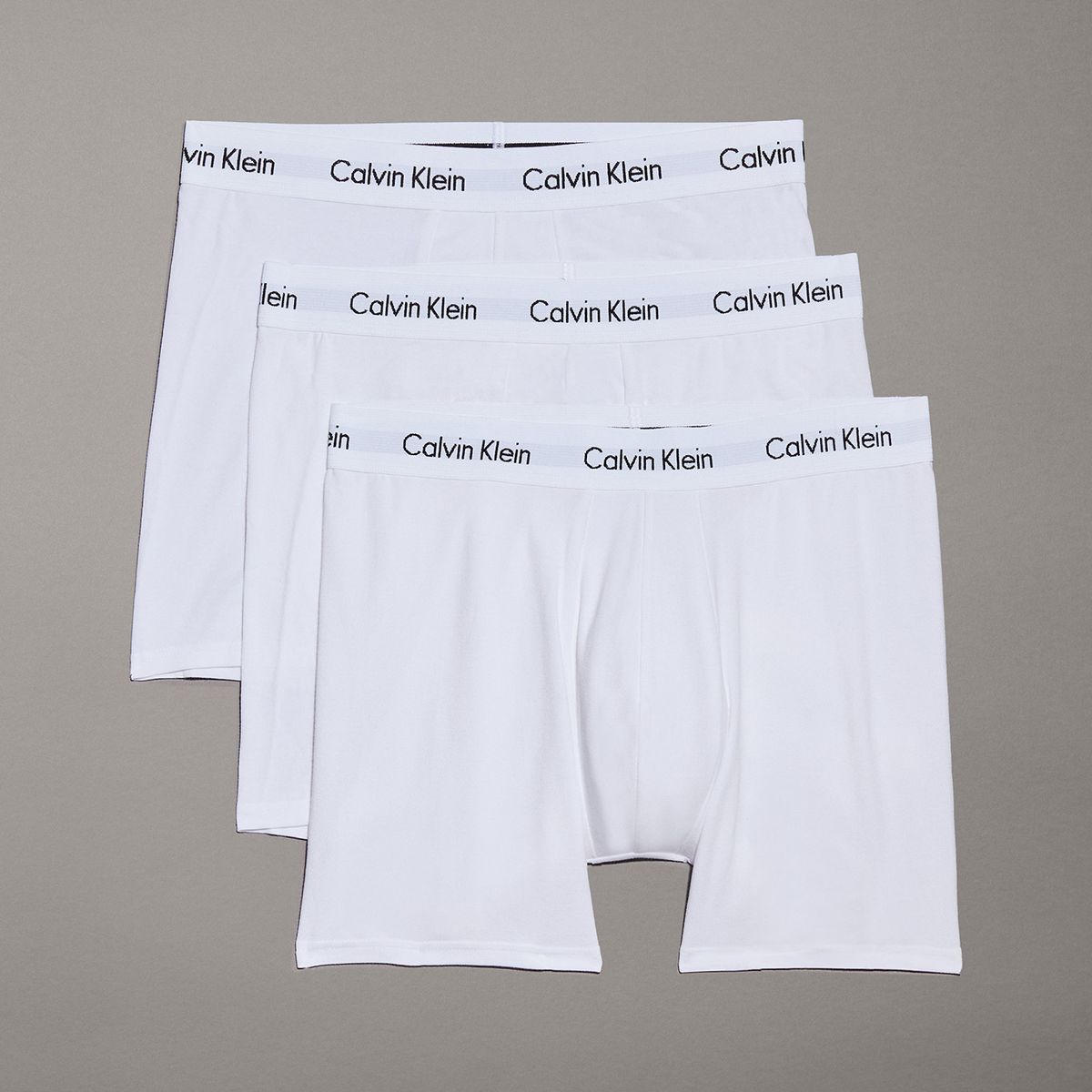 CALVIN KLEIN - Pack de 3 Bóxers Brief Cotton Stretch Blanco Calvin Klein