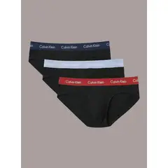 CALVIN KLEIN - Pack de 3 Slips Cotton Stretch Negro