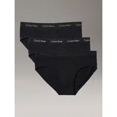 CALVIN KLEIN - Pack de 3 Slips Cotton Stretch Negro