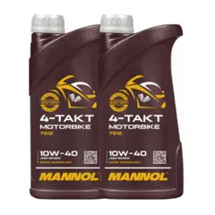 MANNO - Aceite Para Motor 10w40 Mannol 4-tark Motocicleta 2lt