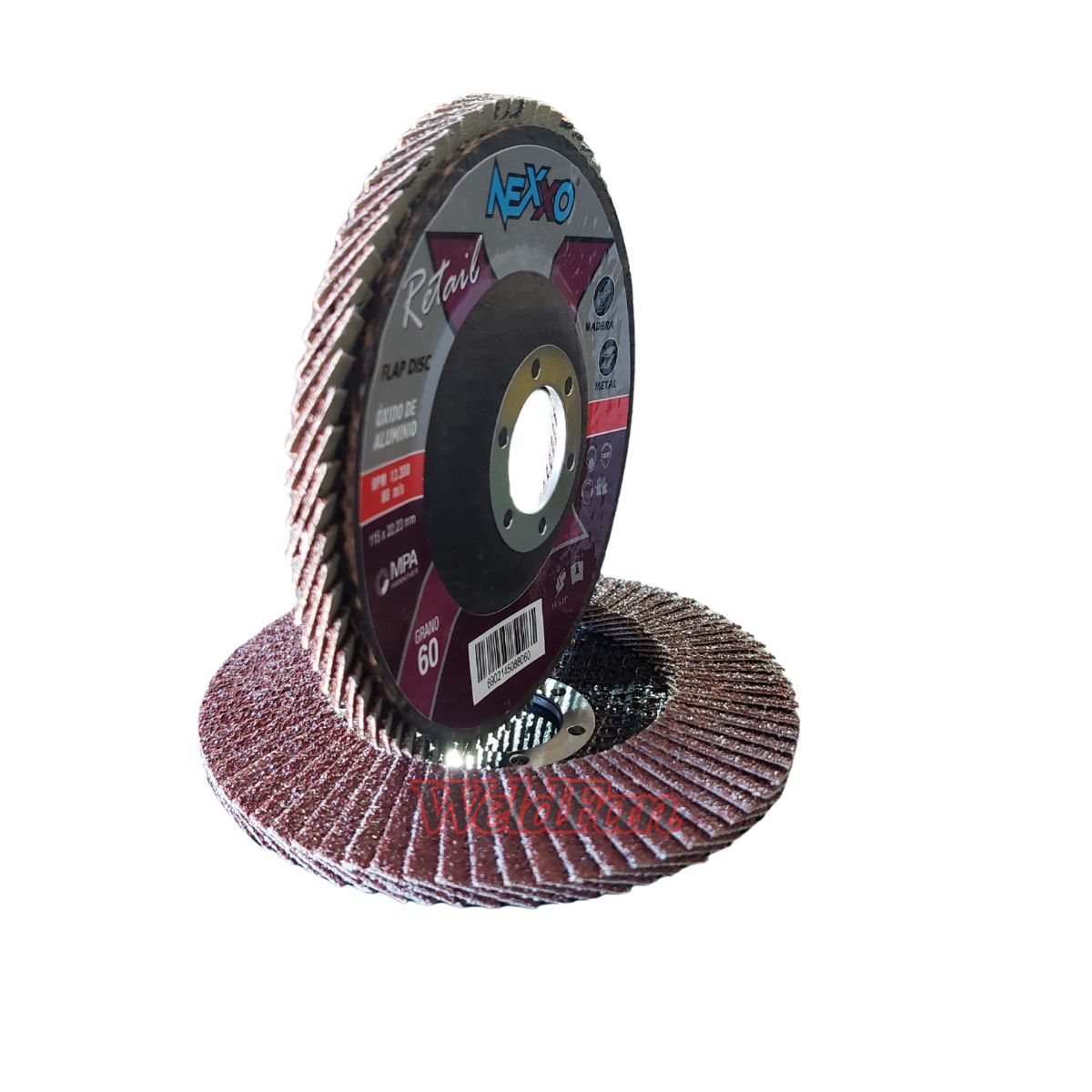 GENERICO - Disco Flap Nexxo Retail De 41/2 x Grano 80