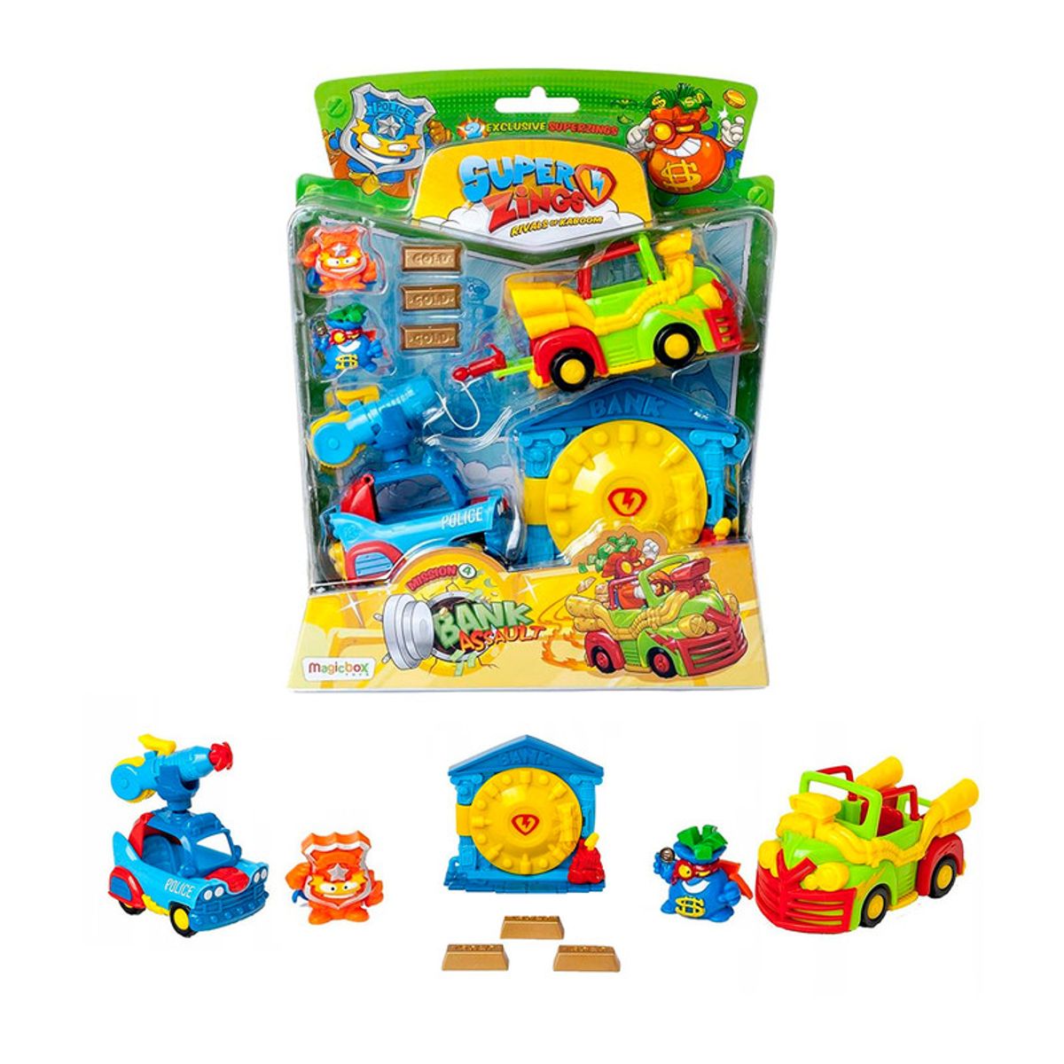 SUPERZINGS - SuperZings Blister Mission 4  Asalto Al Banco Original