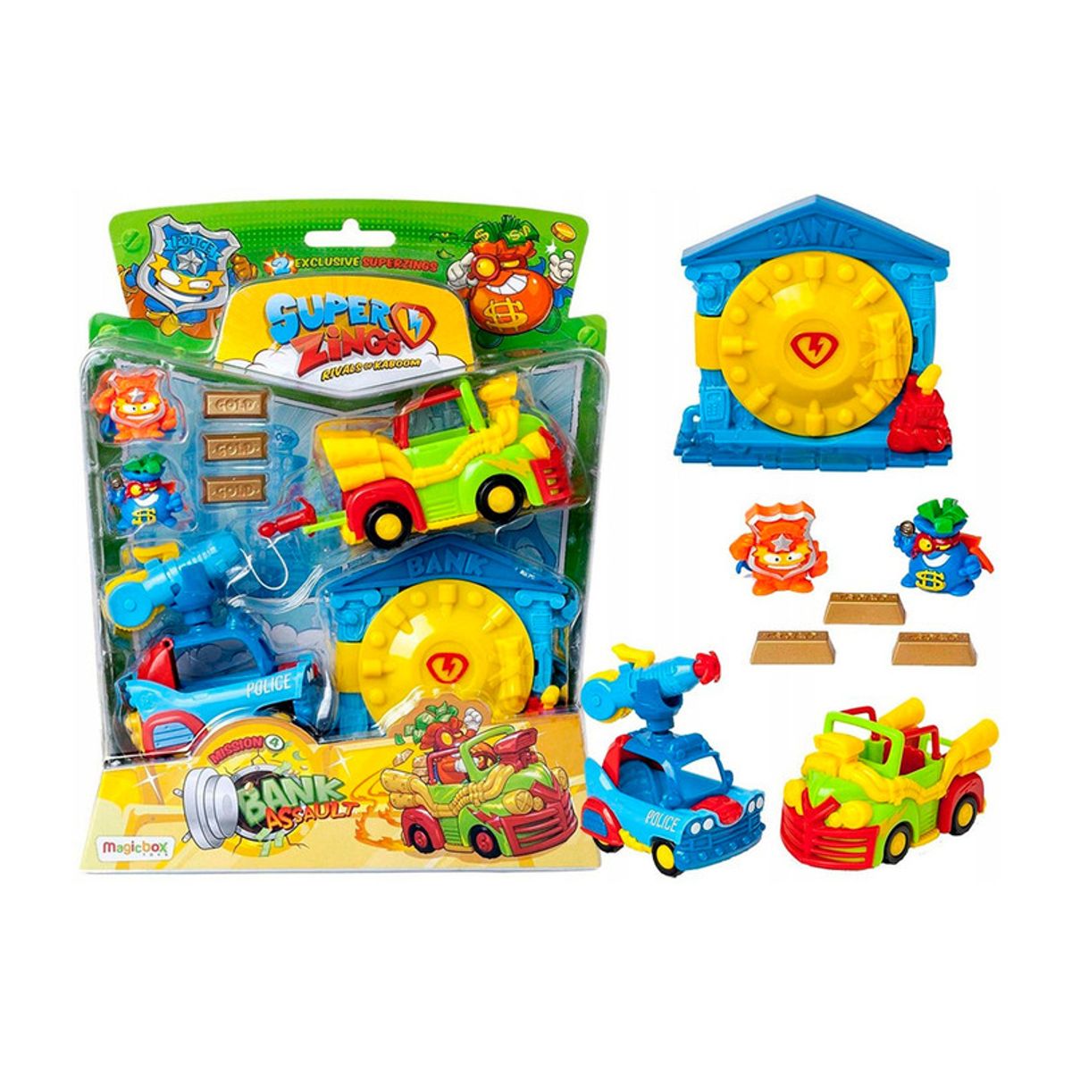 SUPERZINGS - SuperZings Blister Mission 4  Asalto Al Banco Original