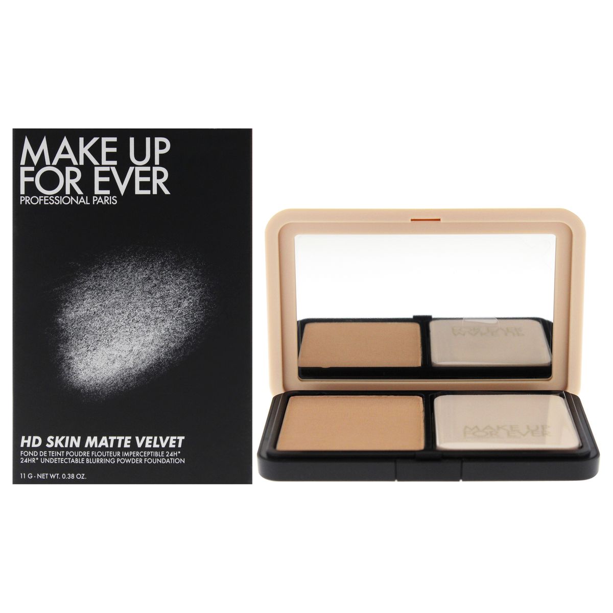 MAKE UP FOR EVER - Base de maquillaje en polvo HD Skin Matte Velvet - 1R12 Cool Ivory 12 ml Make Up For Ever