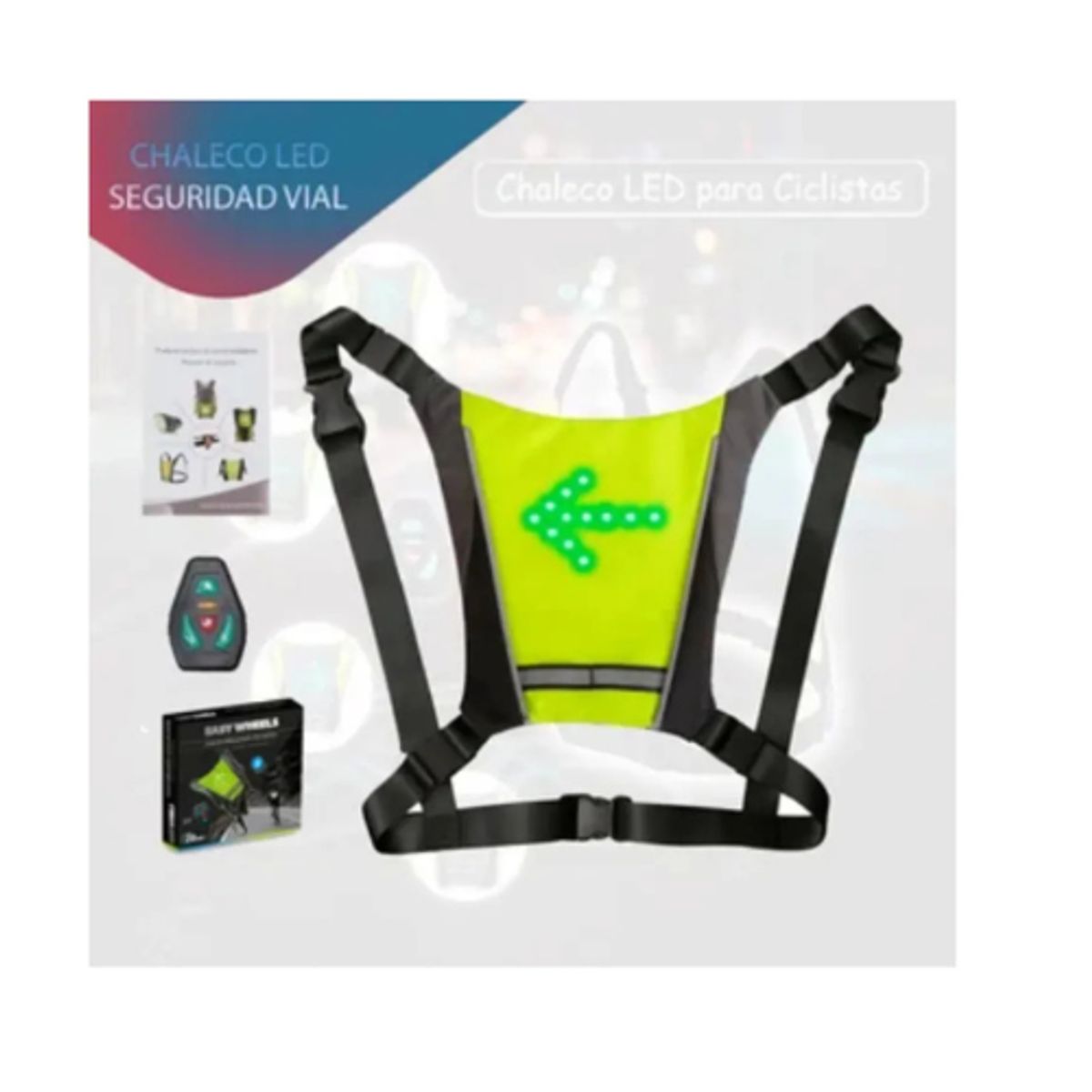 MOVI - Chaleco Señalizador LED - Seguridad máxima