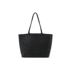 WAPPY TIENDA - Cartera Tote Mujer Negro Trenzada Wappy