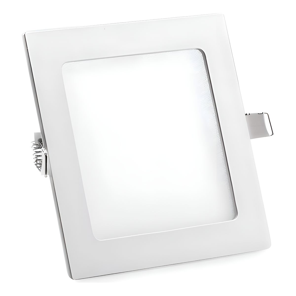 GENERICO - Plafón Techo LED Blanco Qatar Shop 18W Aluminio Acrílico