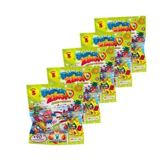 SUPERZINGS - Pack 5 Sobres Figuras Coleccionables Serie 3