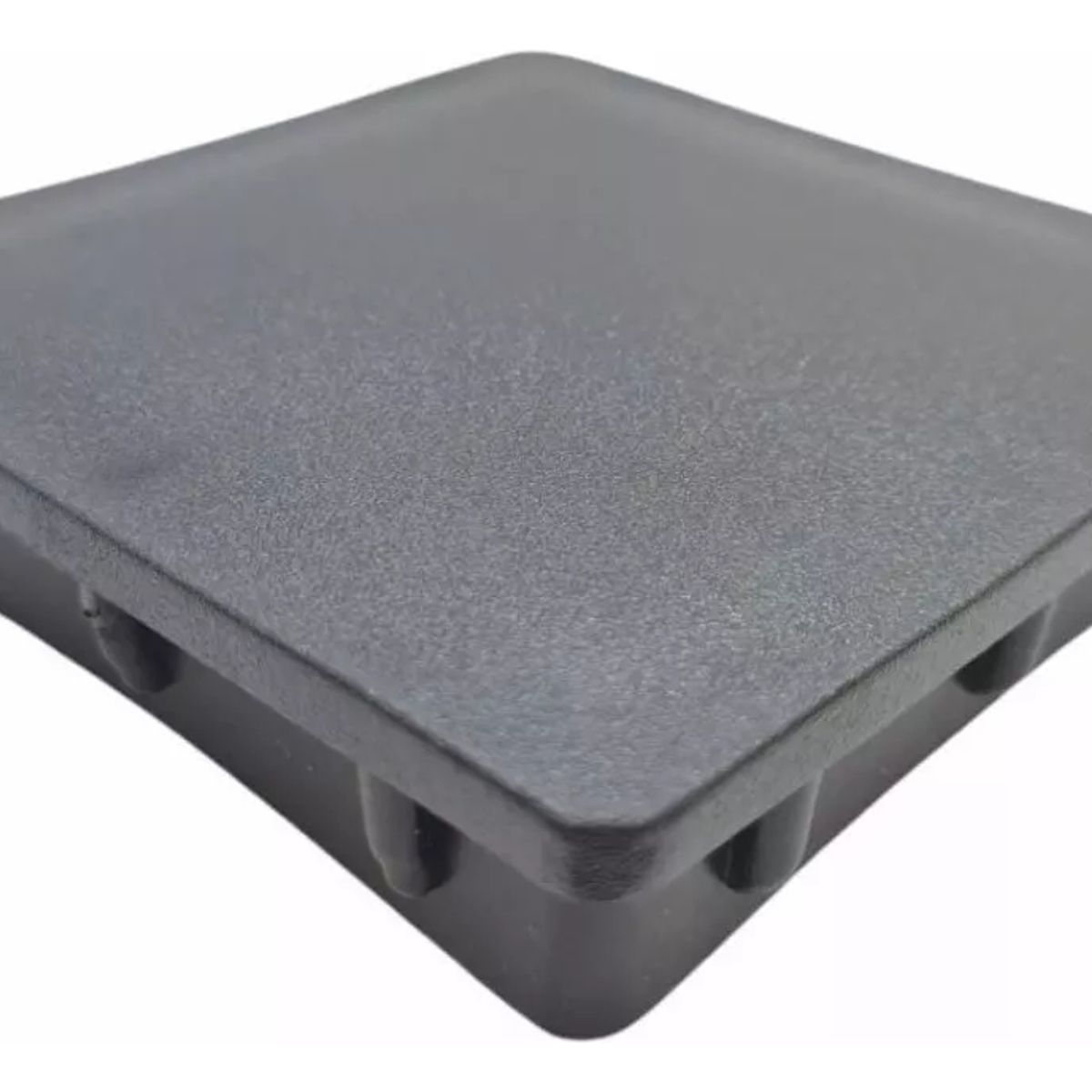 GENERICO - Pack 25 Tapa De Perfil 100x100mm Ruedas Negro - 338069