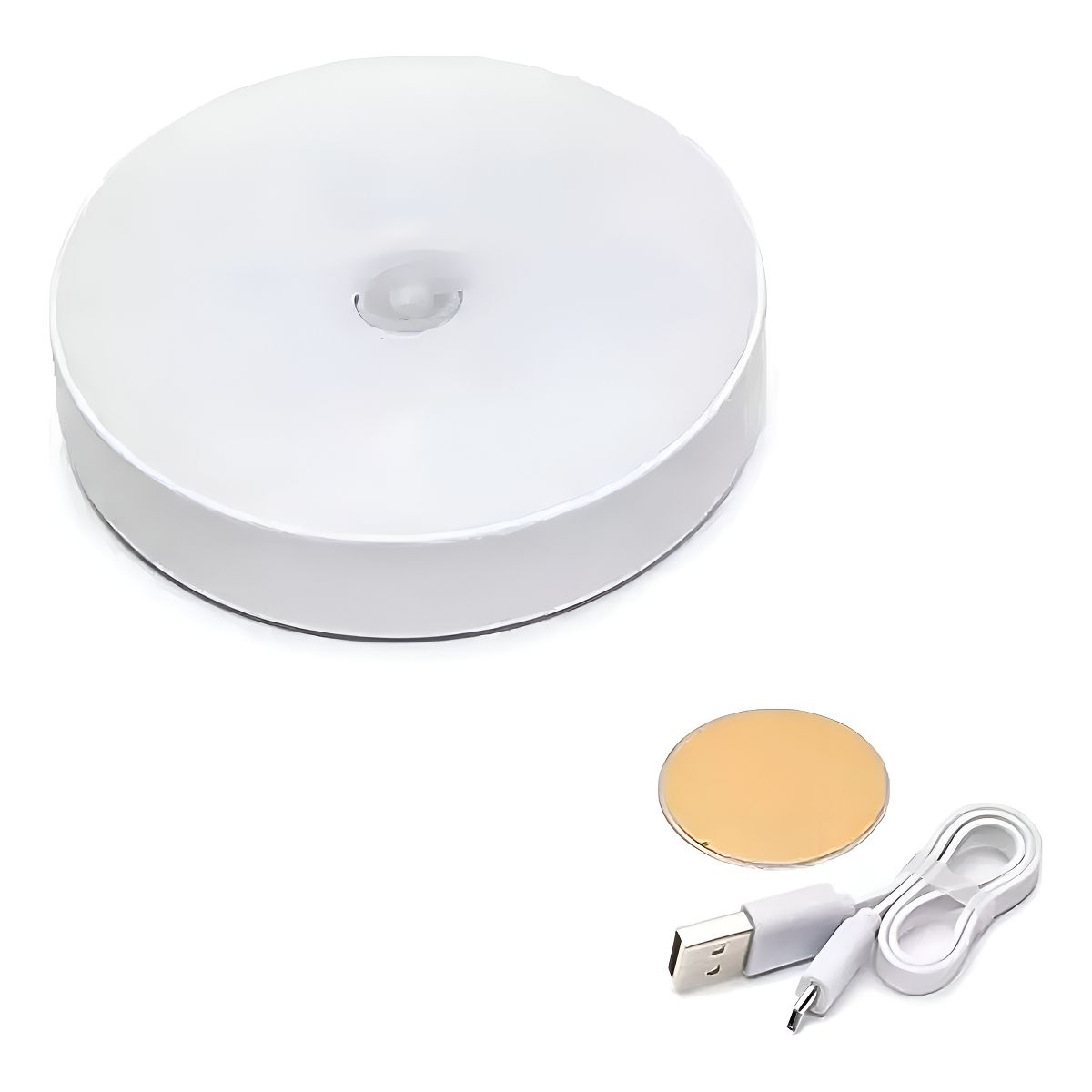 GENERICO - Luz Emergencia Recargable Led Con Sensor De Movimiento 6000k Color Blanco - 295085