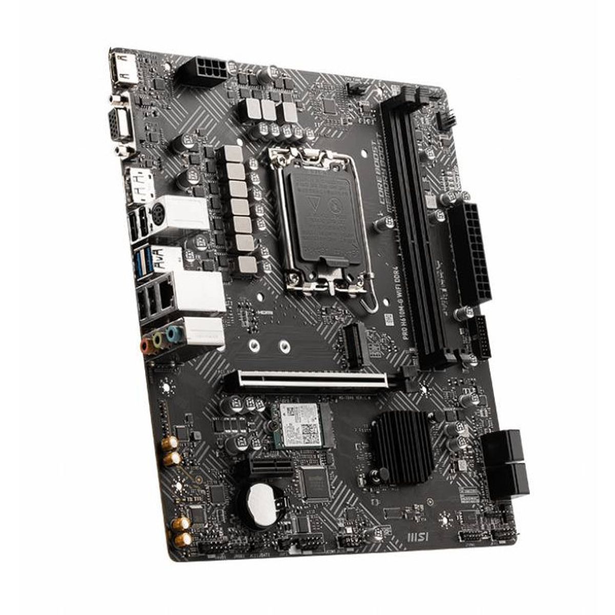 MSI - MB LGA s1700 Intel - MSI PRO H610M-G WIFI - 2x DDR5 m-ATX