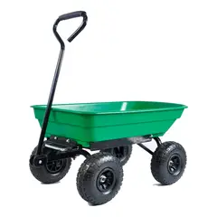 GENERICO - Carro De Carga Arrastre Jardín Tolva 89x55x93cm 250kg Cerram