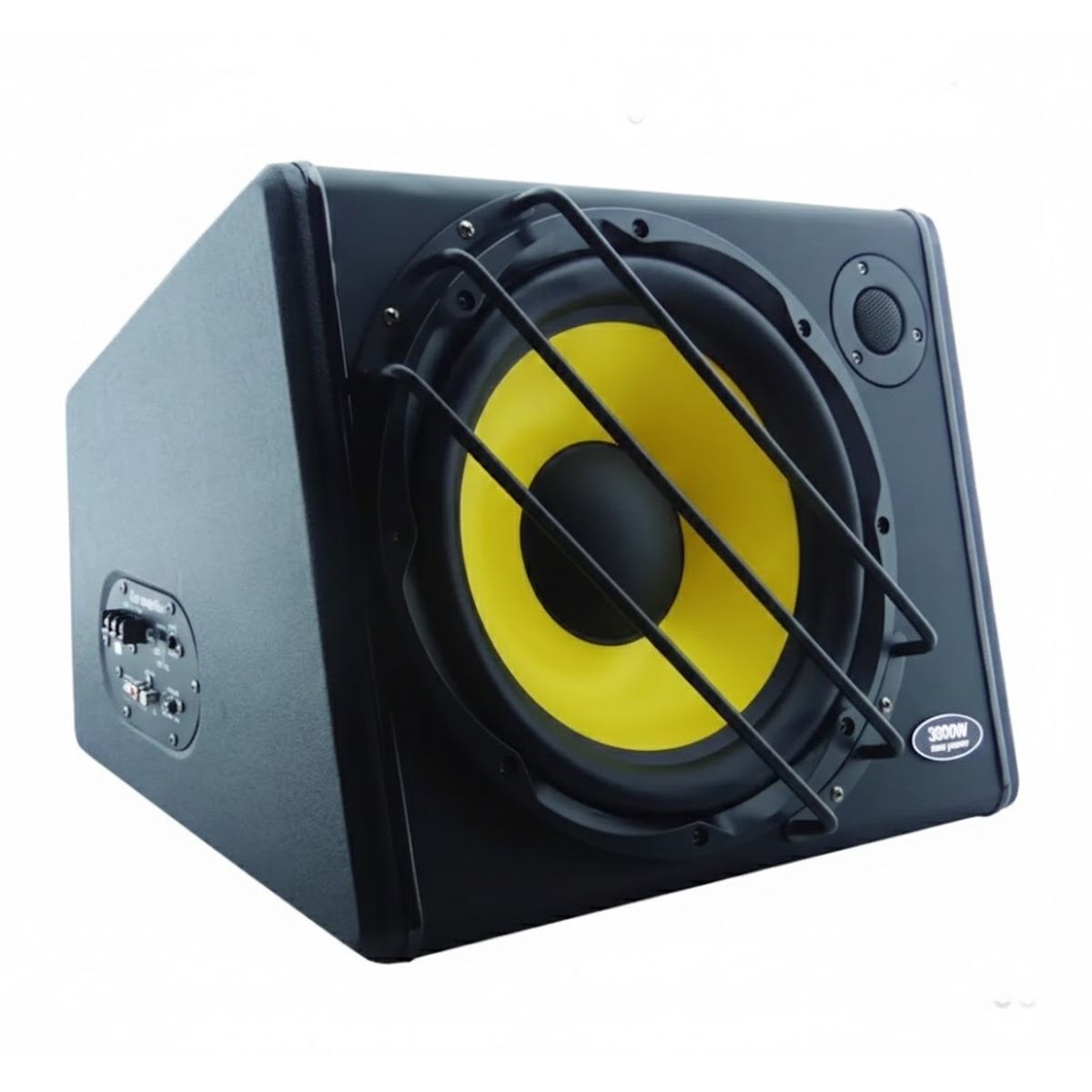 GENERICO - Subwoofer Amplificado 3800 Watt P/ Auto Maxpower 12 Pulgadas Negro