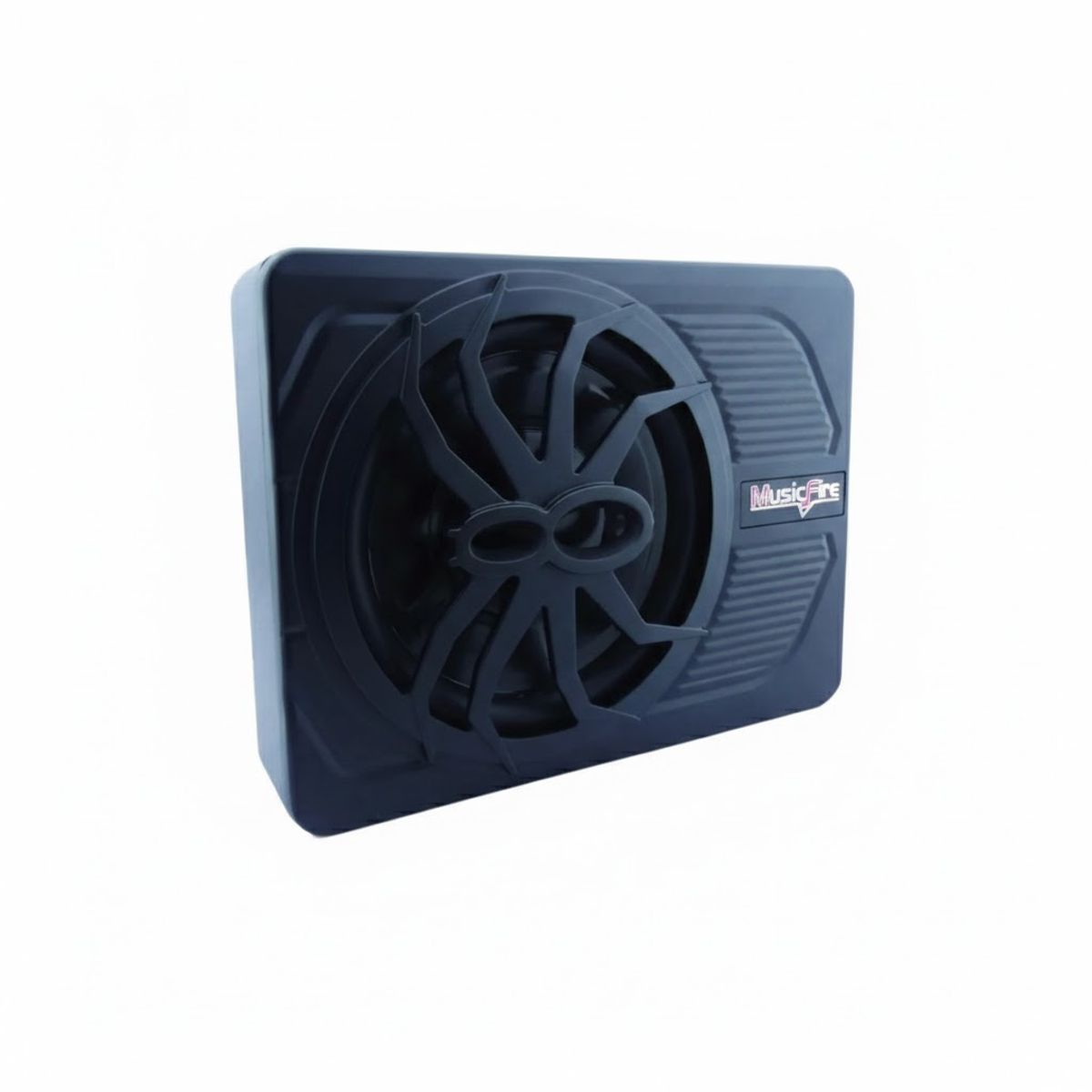 GENERICO - Subwoofer Amplificado Plano P/ Auto 1200 Watt 12 V Musicfire Negro