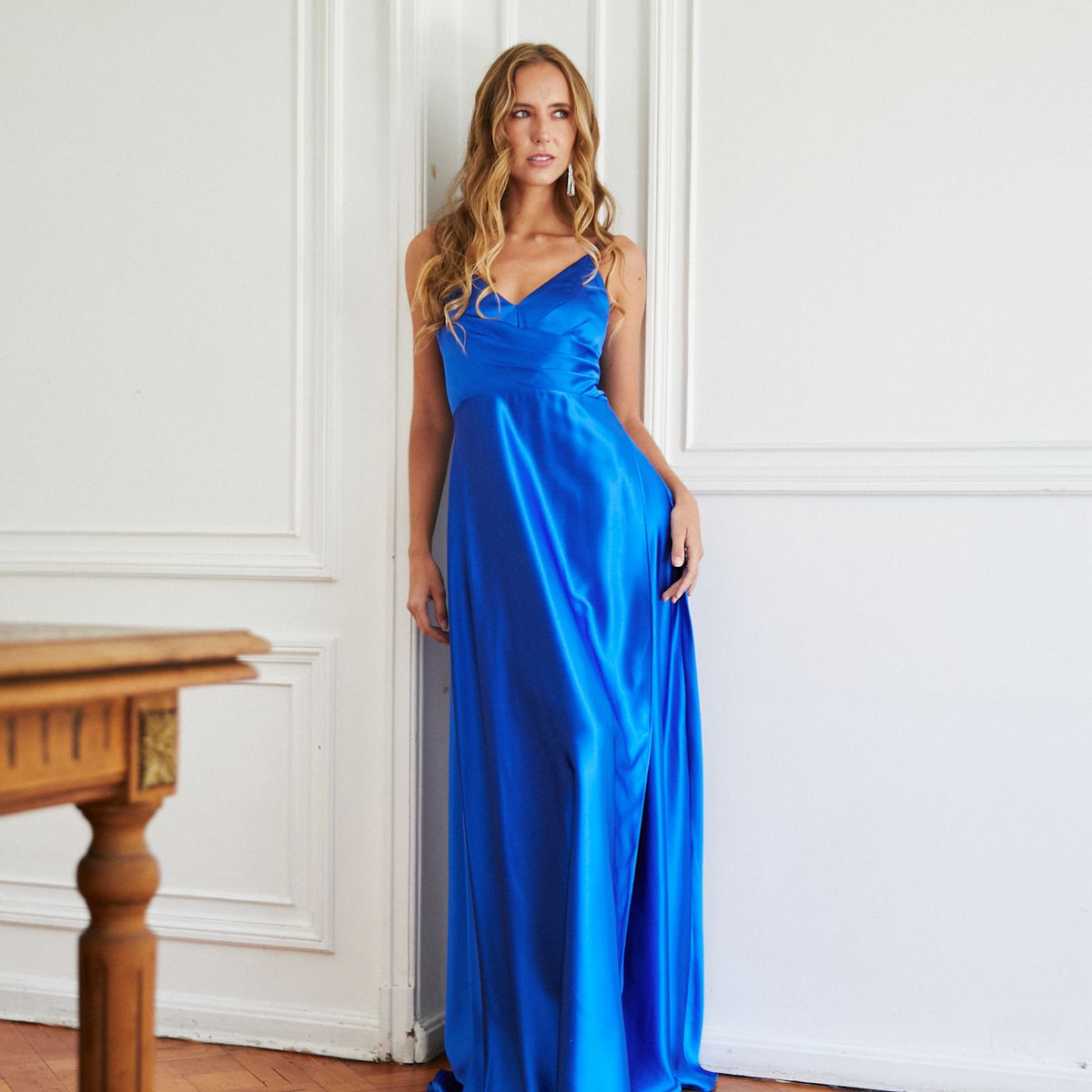 MI PLACARD - Vestido Largo de Fiesta Amaris Azul Royal