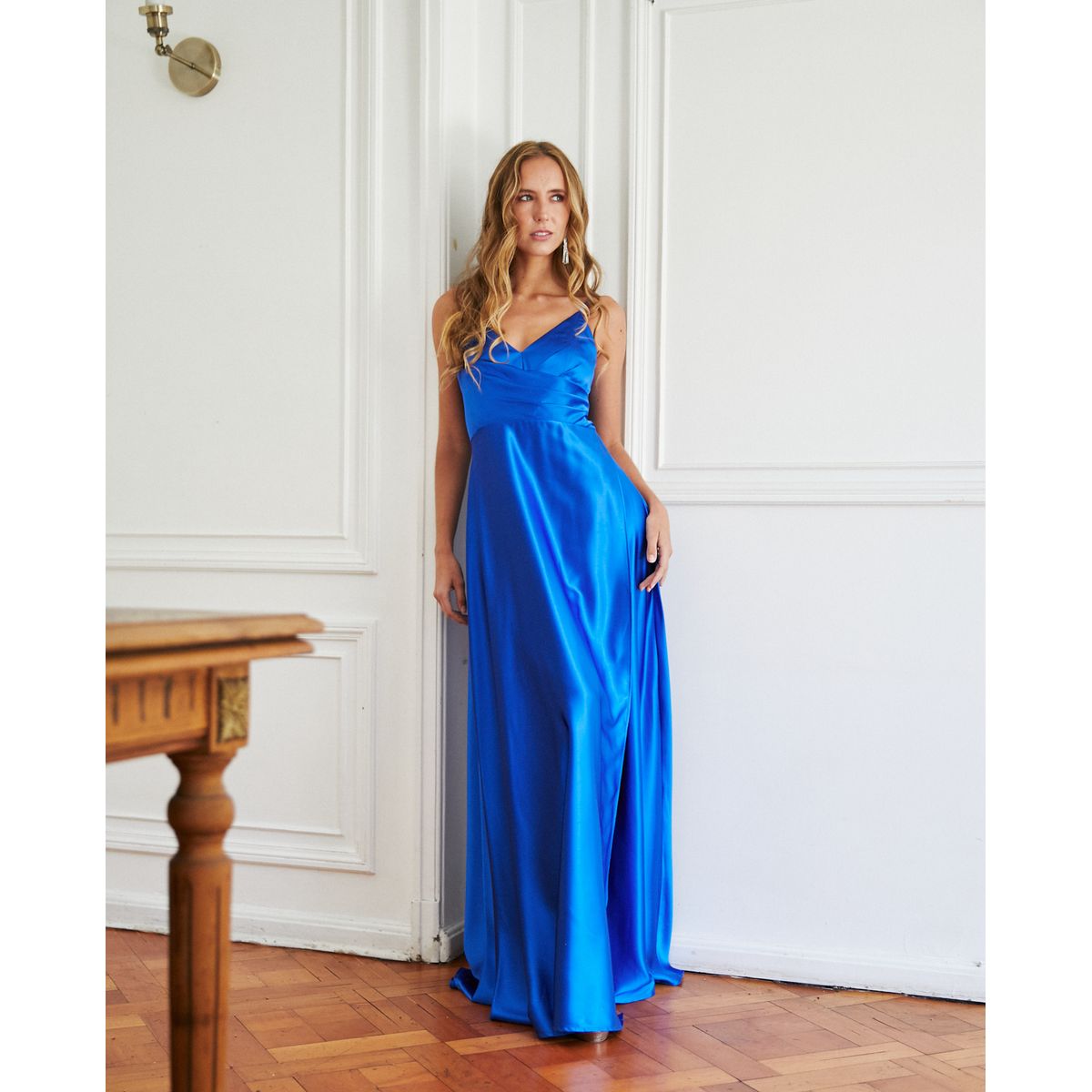 MI PLACARD - Vestido Largo de Fiesta Amaris Azul Royal