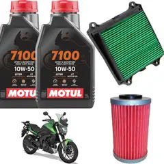 MOTUL - Kit De Mantencion 10w50 Para Bajaj Dominar 400 FULL SINTETICO