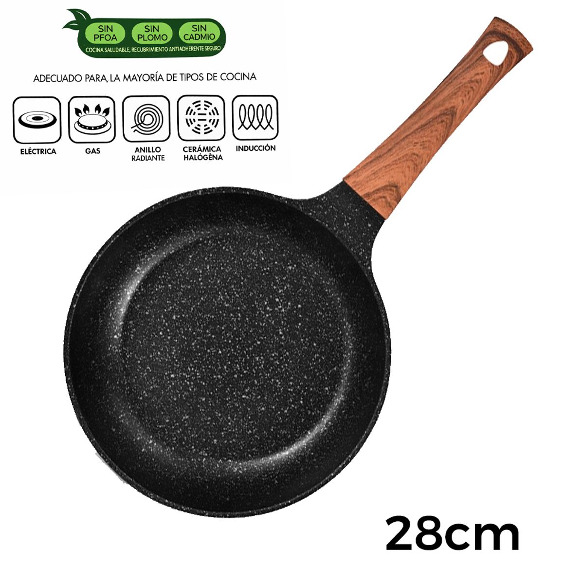 IRM - Sartén Antiadherente 28cm Libre de PFOA