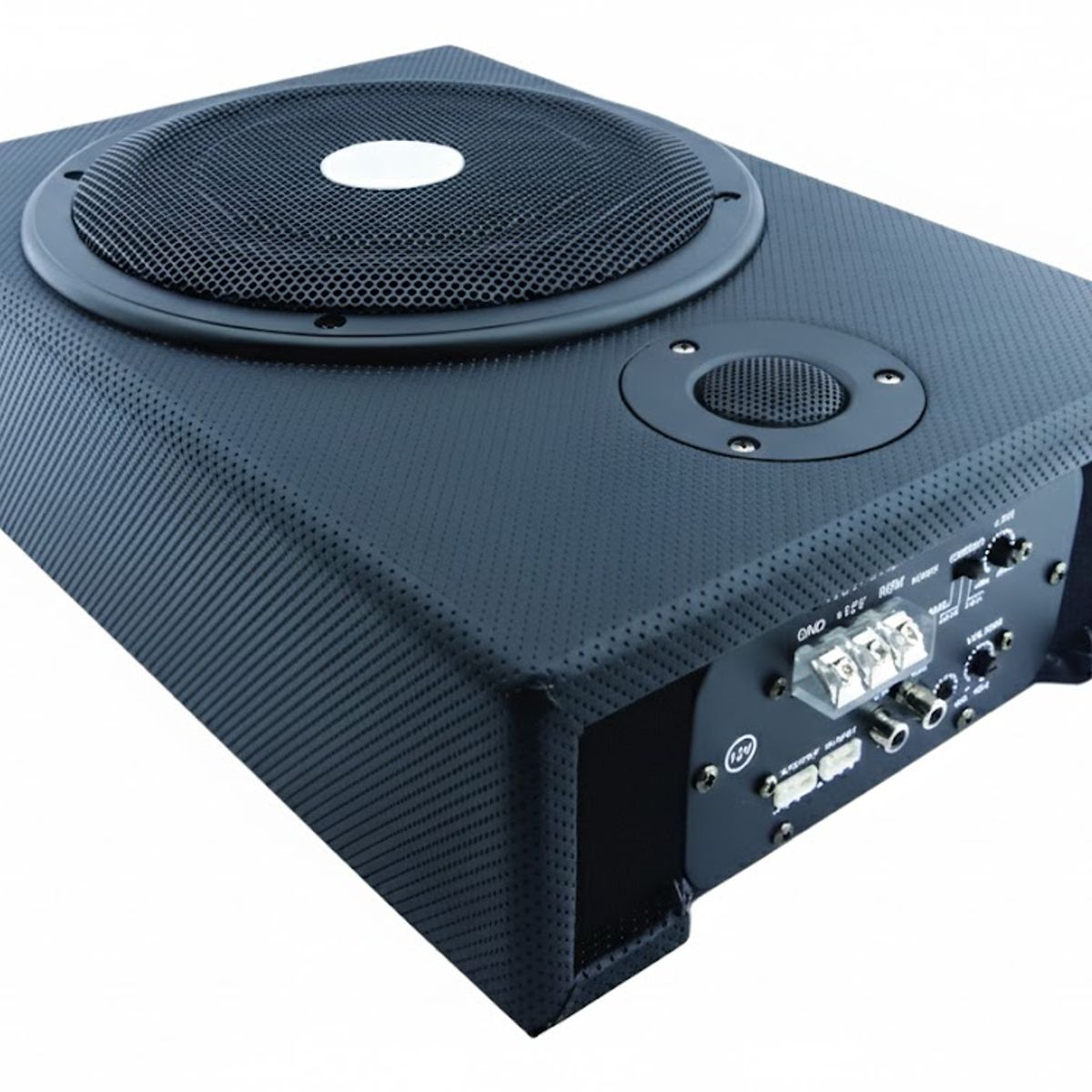 GENERICO - Subwoofer Amplificado Para Auto 1500 Watt 8 Pulgadas Negro