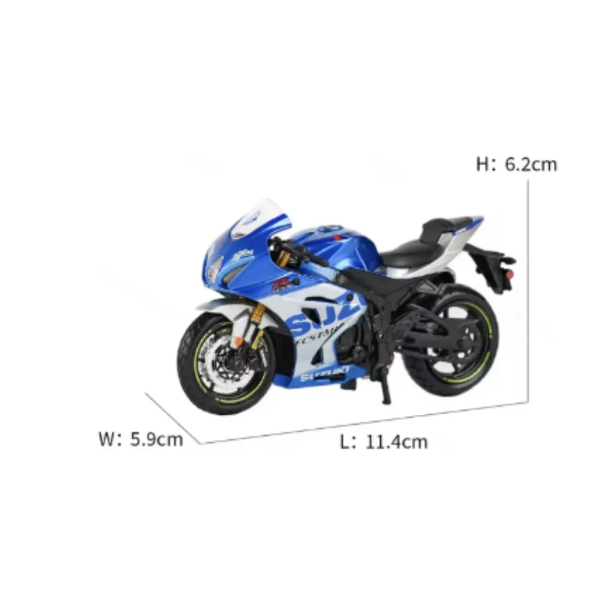 BBURAGO - Moto Suzuki Gsx-r1000 R 2021 Escala 1:18 Burago Azul