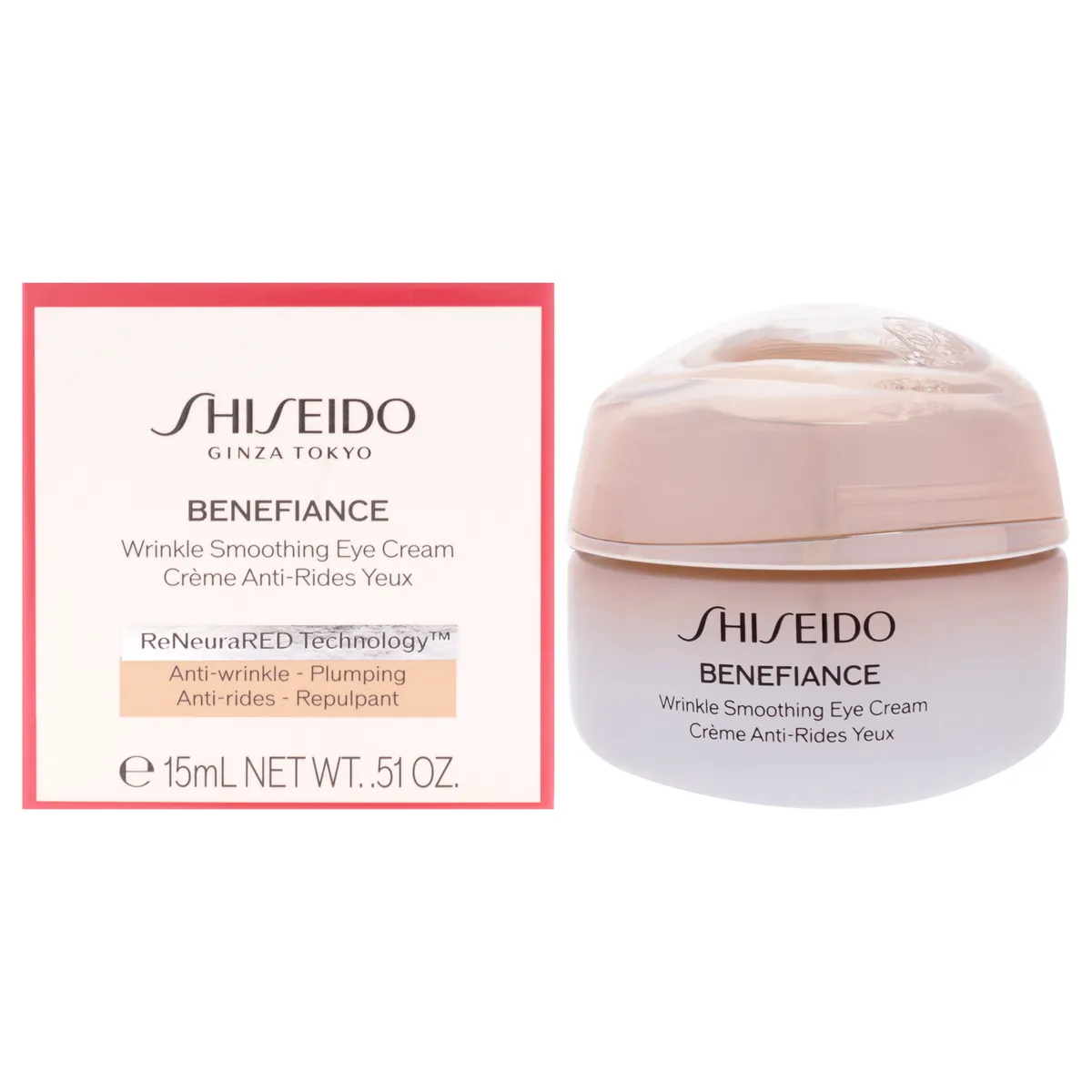 SHISEIDO - Benefiance Crema de ojos suavizante de arrugas 16ml Shiseido