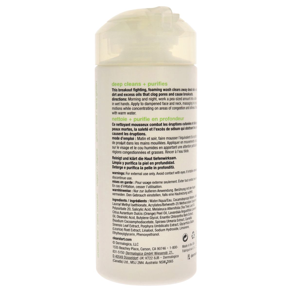 DERMALOGICA - Clear Start Breakout Limpiador Espumoso 178ml Dermalogica