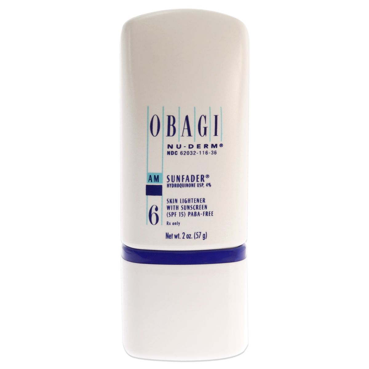 OBAGI - Obagi Nu-Derm 6 AM Sunfader Aclarador de piel con protector solar SPF 15 60ml Obagi