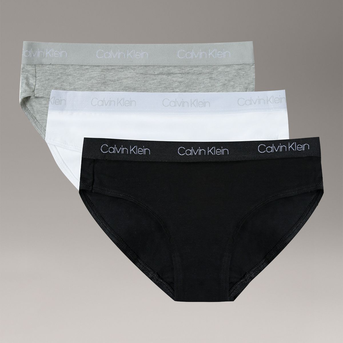 CALVIN KLEIN - Pack 3 Calzones Bikini Con Logo Para Niña Multicolor Calvin Klein