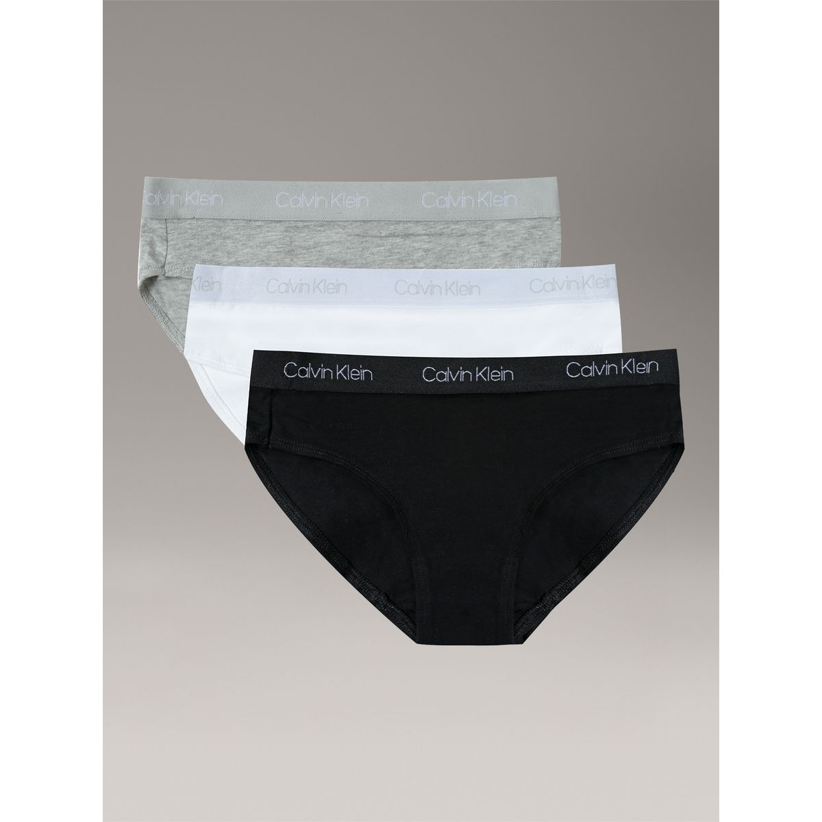 CALVIN KLEIN - Pack 3 Calzones Bikini Con Logo Para Niña Multicolor Calvin Klein