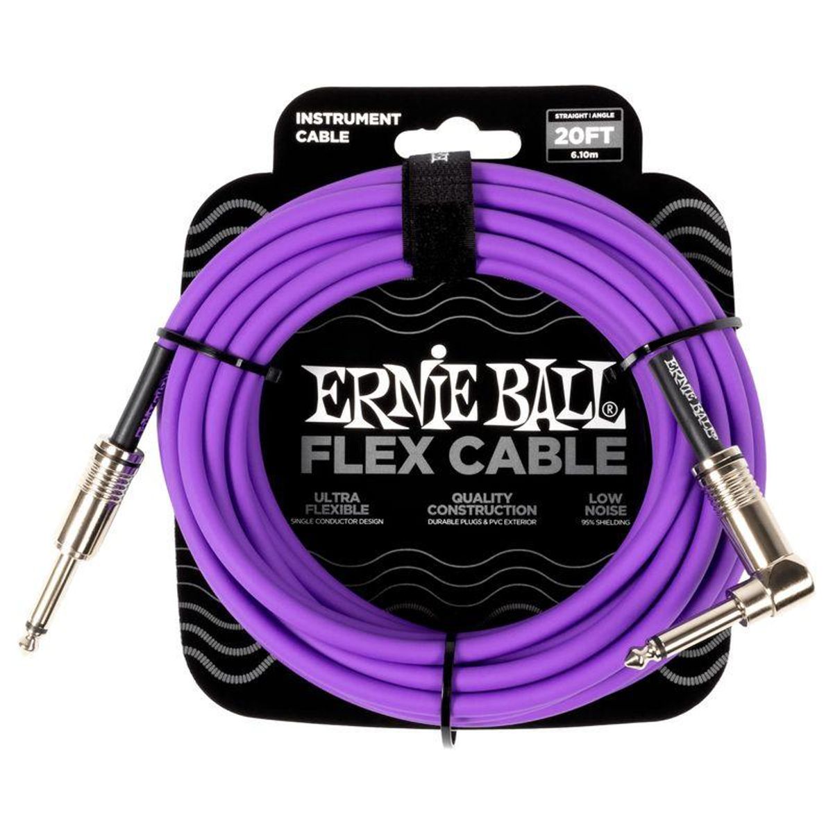 ERNIE BALL - Cable de instrumento Ernie Ball P06466 de 6 metros morado