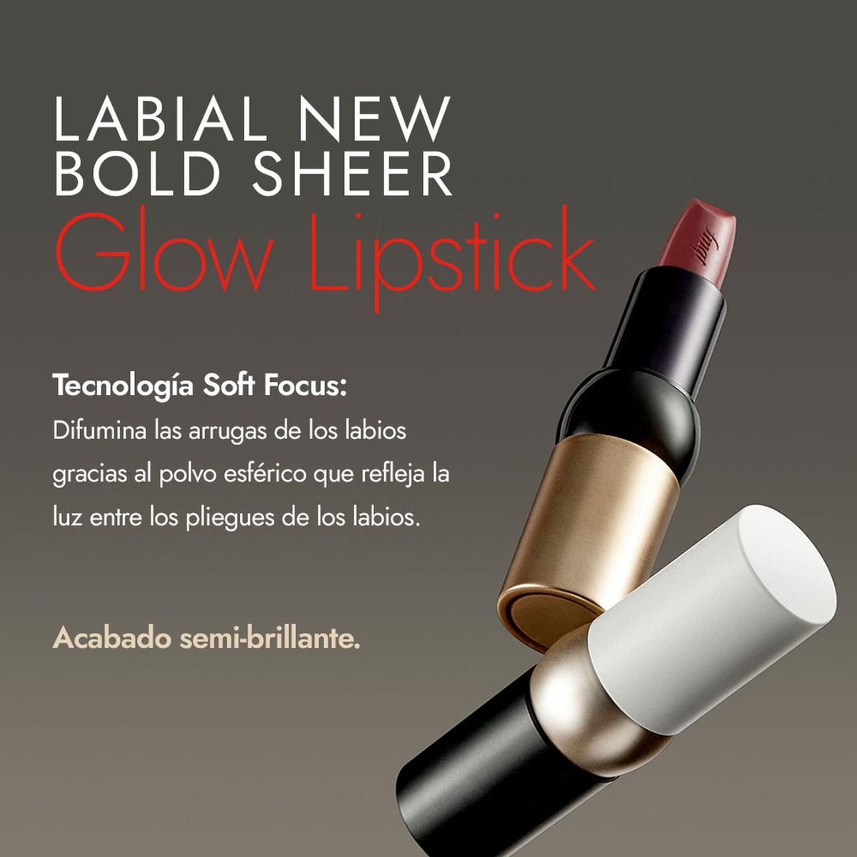 FMGT - Lápiz Labial Hidratante FMGT New Bold Sheer Glow - Naranja